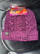 Polar Extreme Women's Thermal Insulated Winter Knit Hat Beanie Purple