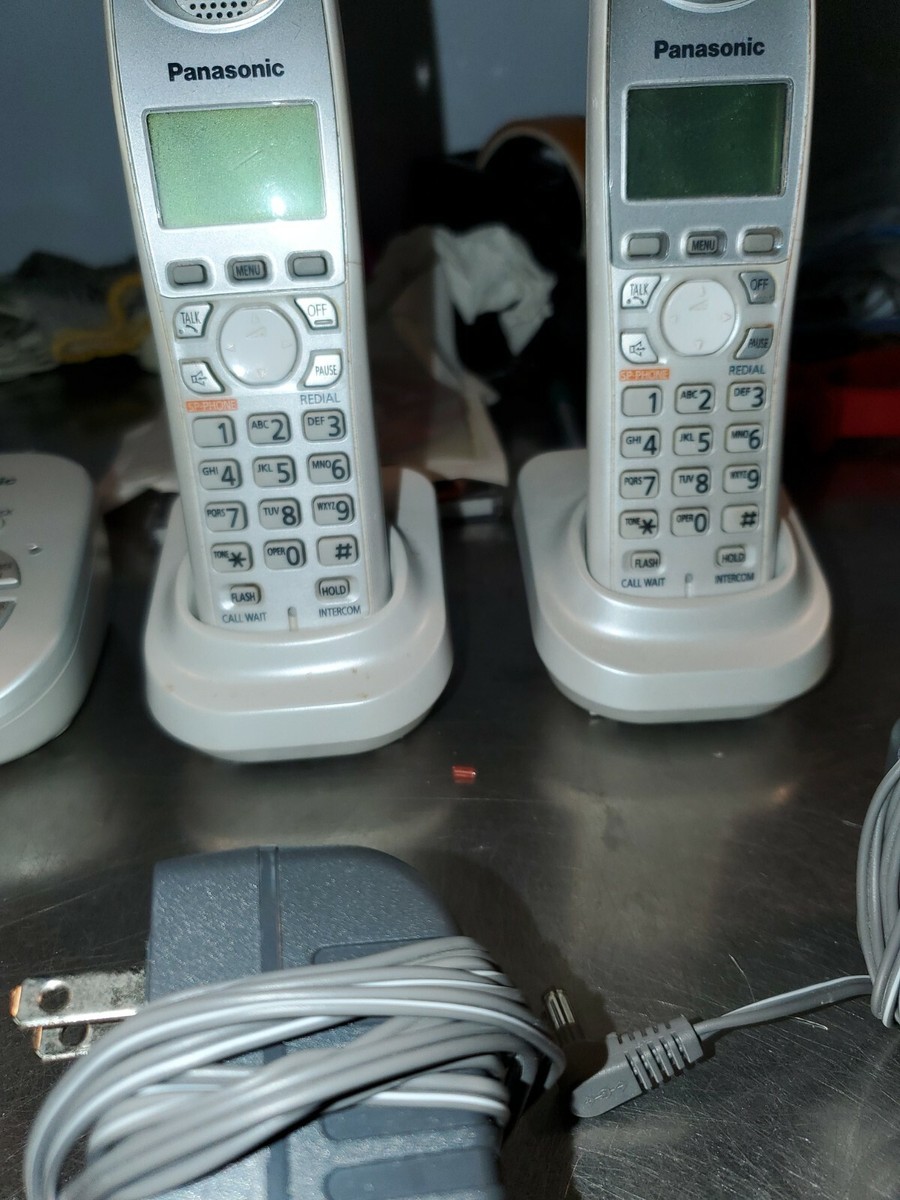 Panasonic KX-TG6321S Expandable Cordless Phone - White, 3 Handsets