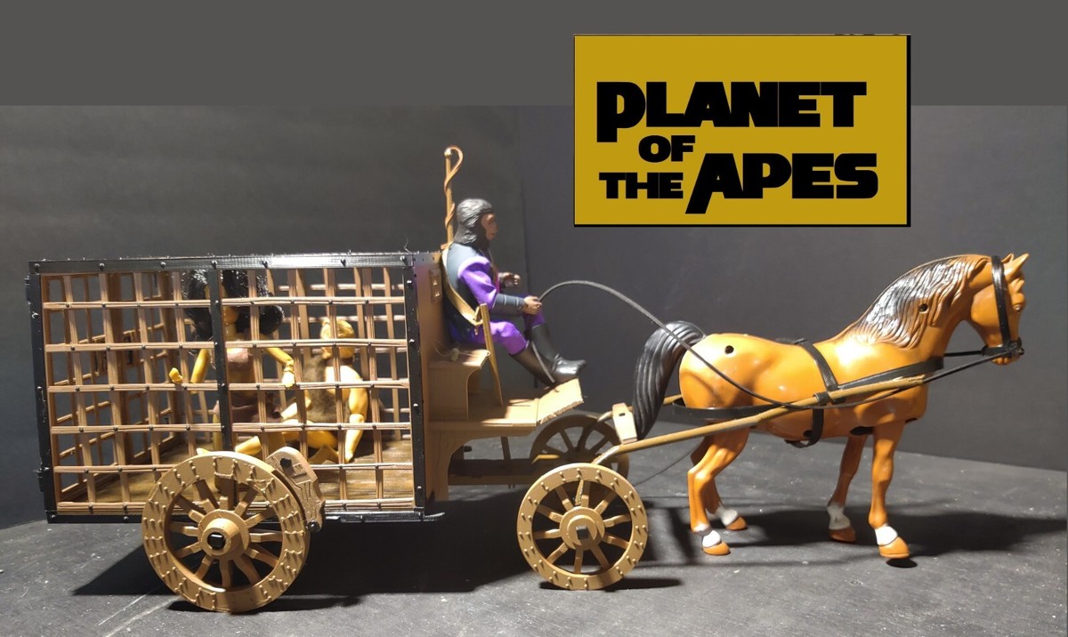 PLANET OF THE APES -MEGO- Cage Wagon 8 INCH 1:9 SCALE | eBay