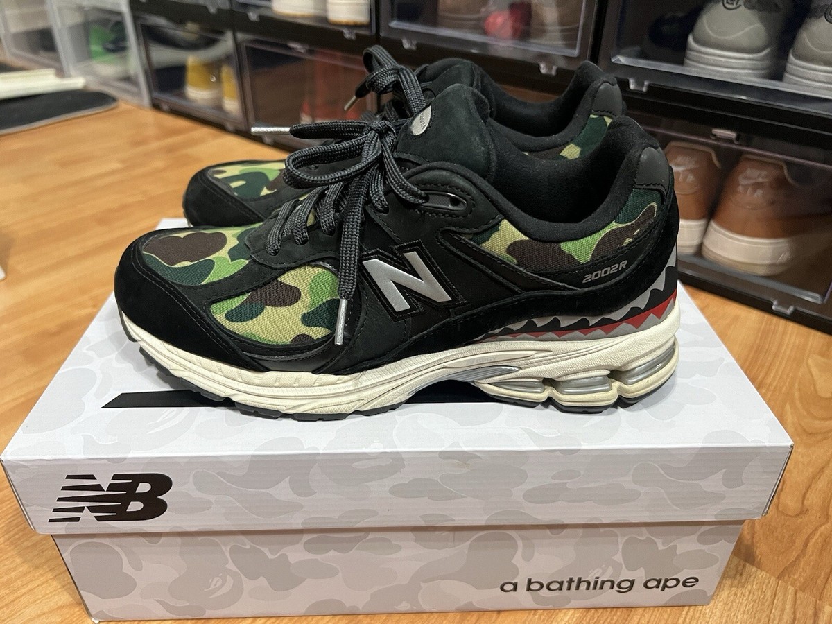 BAPE x New Balance 2002R Apes Together Strong - Black Camo BAPE x New Balance 2002R Apes Together Strong - Black Camo