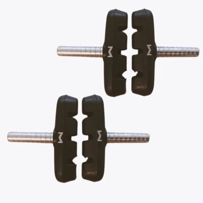 MANOVELLA 4x Fahrrad Bremsbeläge Cantilever 55mm Bremsschuhe Bremsklötze Shimano Sram