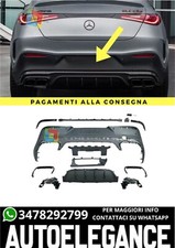 ❤️‍🔥Diffusor Für Hinteren Stoßfänger GLC63 AMG Look Für Mercedes GLC C254❤️‍🔥