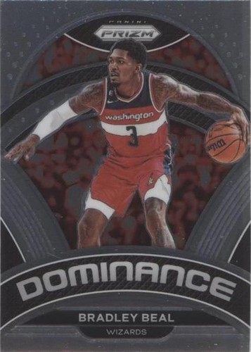 2022-23 Panini Prizm #176 Bradley Beal Silver Prizm Washington