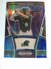 Hudson Haskin 2020 Panini Prizm Draft Picks Thunderstruck Blue Pulsar Parallel
