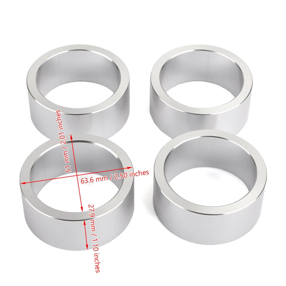 Silver Rise Lift Spacer Kit For CAN AM Bombardier Outlander 650 800 ATV E6 - Image 3 of 4