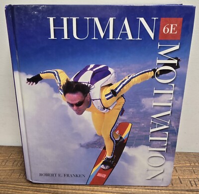 Human Motivation (with InfoTrac - Hardcover, by Franken Robert E. Like New 