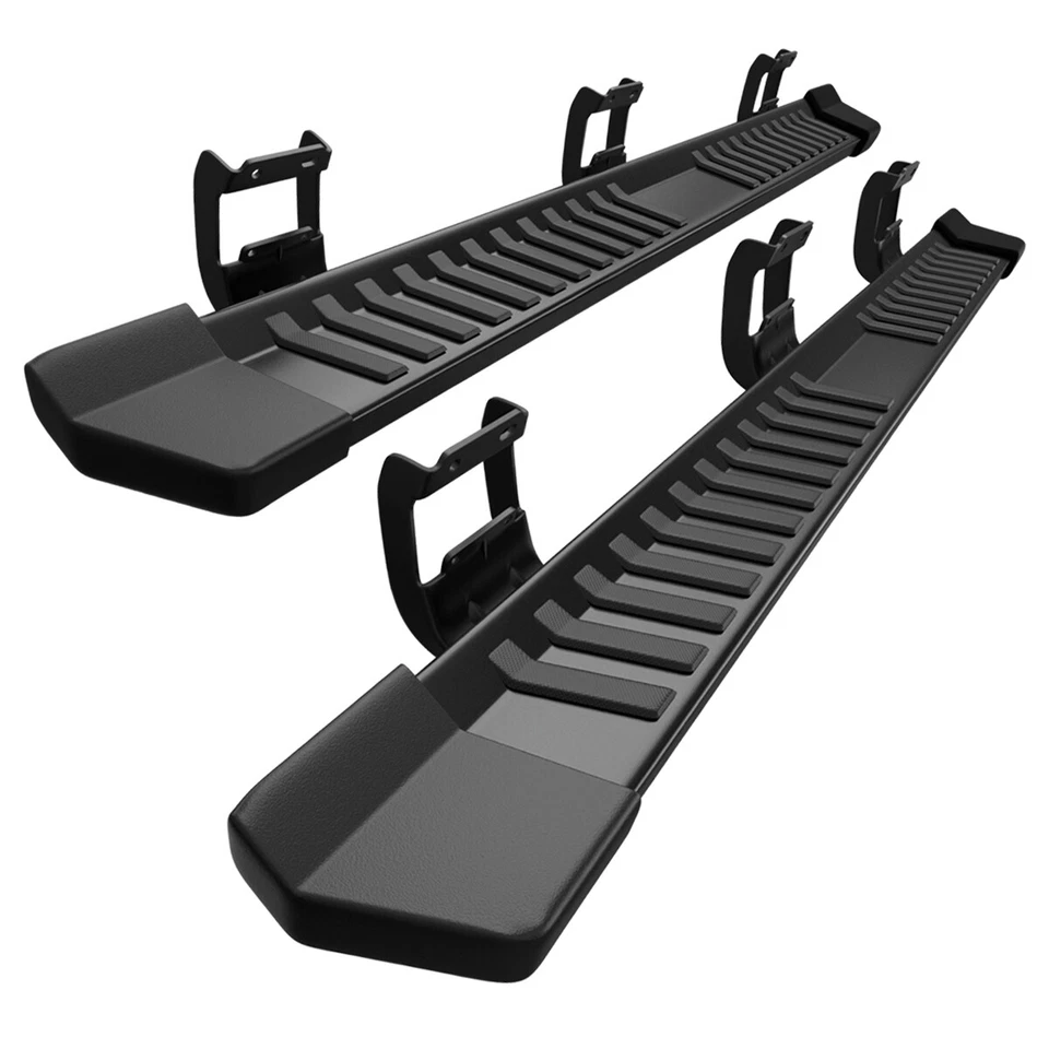Running Boards - 6" OE Style Black 2017-2026 F-250/F-350 Crew Cab/2015-2026 Ford F-150 Lifted