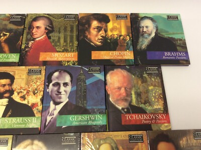 Lot 11 Classic Composers MMV International Masters CD's Booklets