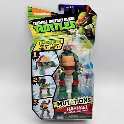 TMNT Mutations Raphael Pet Turtle Transforming Action Figure 2014