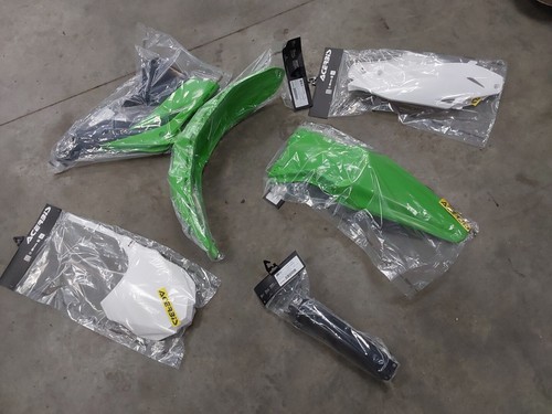 Enjoy MFG - Coprisedile A Coste Per Kawasaki 2003-2009 KX 125/250, Colore: Nero/Verde - Foto 8