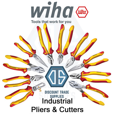 Wiha VDE Industrielle Elektro Kabelschneider Zange Schere 1000V Nadel Nase dynamisch