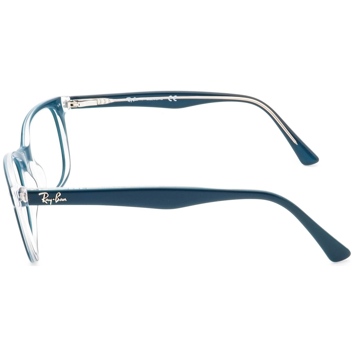 Ray-Ban RB5285 5763 Blue Square Eyeglasses Frames Only 53-19-145 Ray-Ban RB5285 - Square Blue Frame Eyeglasses | Eyebuydirect main image 3