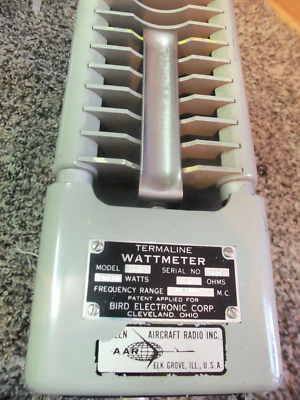 Bird 43 612 Thruline Wattmeter 80W Termaline Dummy Load Bird 43 612 Thruline Wattmeter 80W Termaline Dummy Load