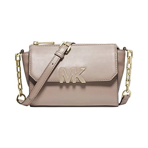 Michael Kors Florence Mini Messenger Leather Crossbody Dark Dune