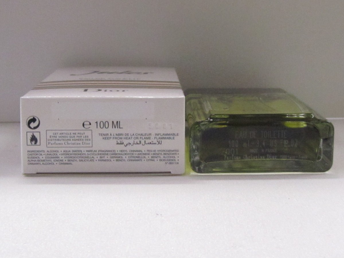 Jules by Christian Dior For Men 3.4 oz Eau de Toilette Spray