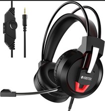 Voistek Gaming Headphones with 3.5mm Microphone Headset for PS4 5 Xbox PC Switch