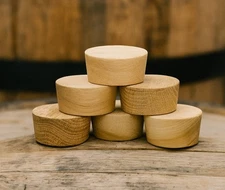 White Oak Wine Barrel Bung - 50 Pack