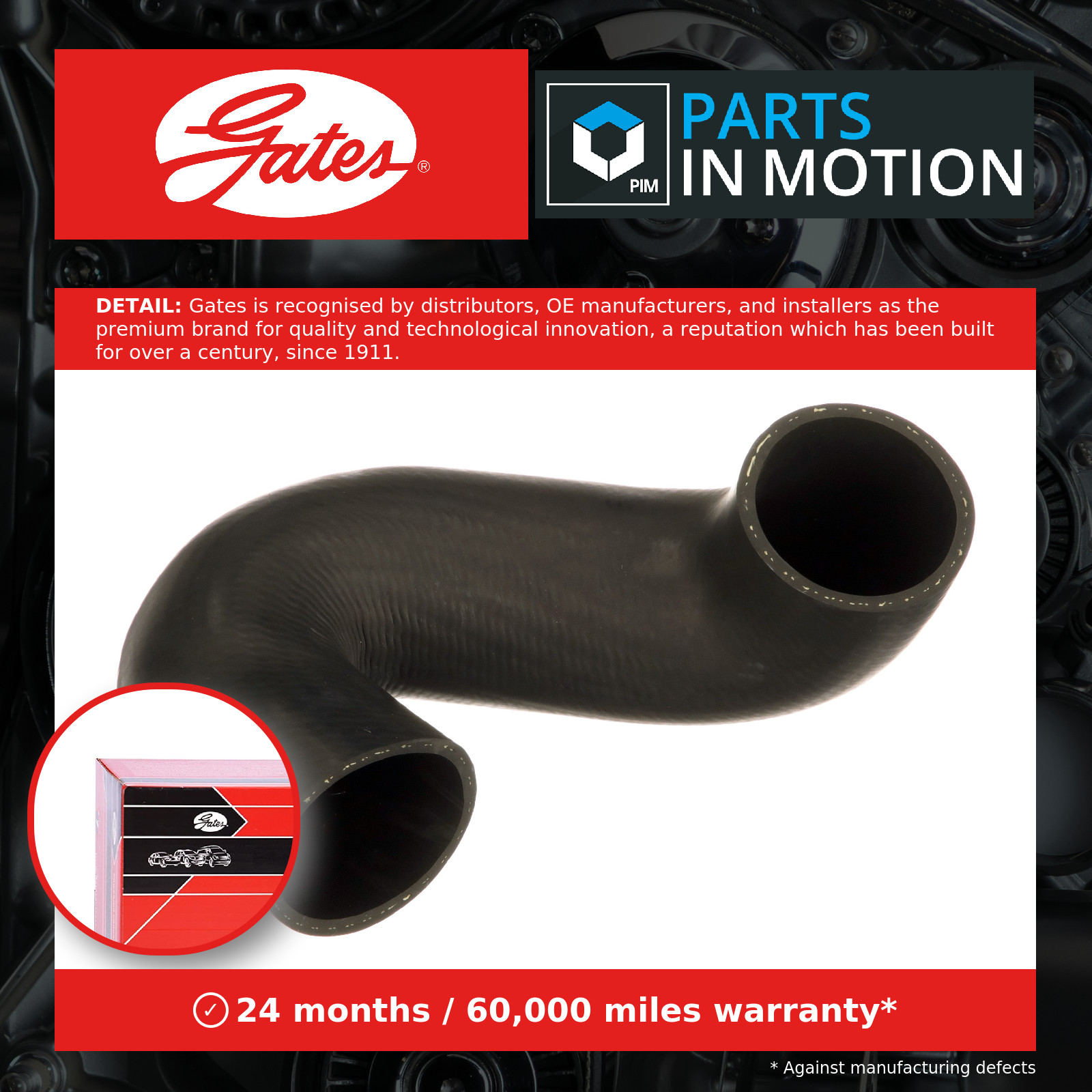 ✅Fits GATES GAT09-0766 Charge Air Hose GAT09-0766 Intercooler hose L ⭐UK Seller⭐ - Image 6
