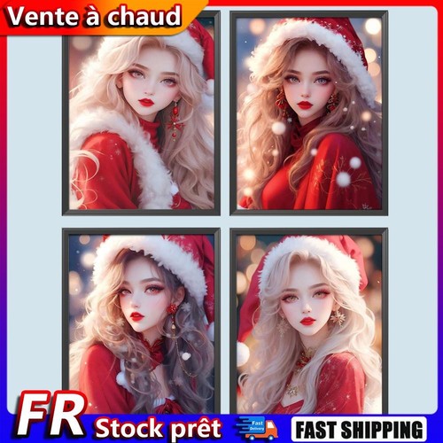 5D DIY Full Square Drill Diamond Painting Xmas Ambience Beauty Home ...