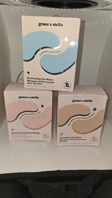 3 Pack Grace & Stella Eye Masks Variety Set 24 Pairs Each Exp 02/28