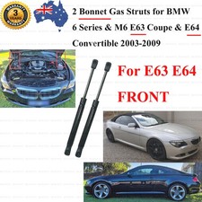 2 Front Bonnet Hood Lid Gas Struts for BMW 6 Series M6 E63 Coupe E64 Convertible