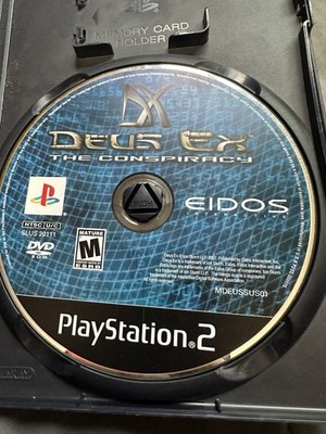 Deus Ex: The Conspiracy (Sony PlayStation 2 PS2, 2002) DISC ONLY TESTED WORKING