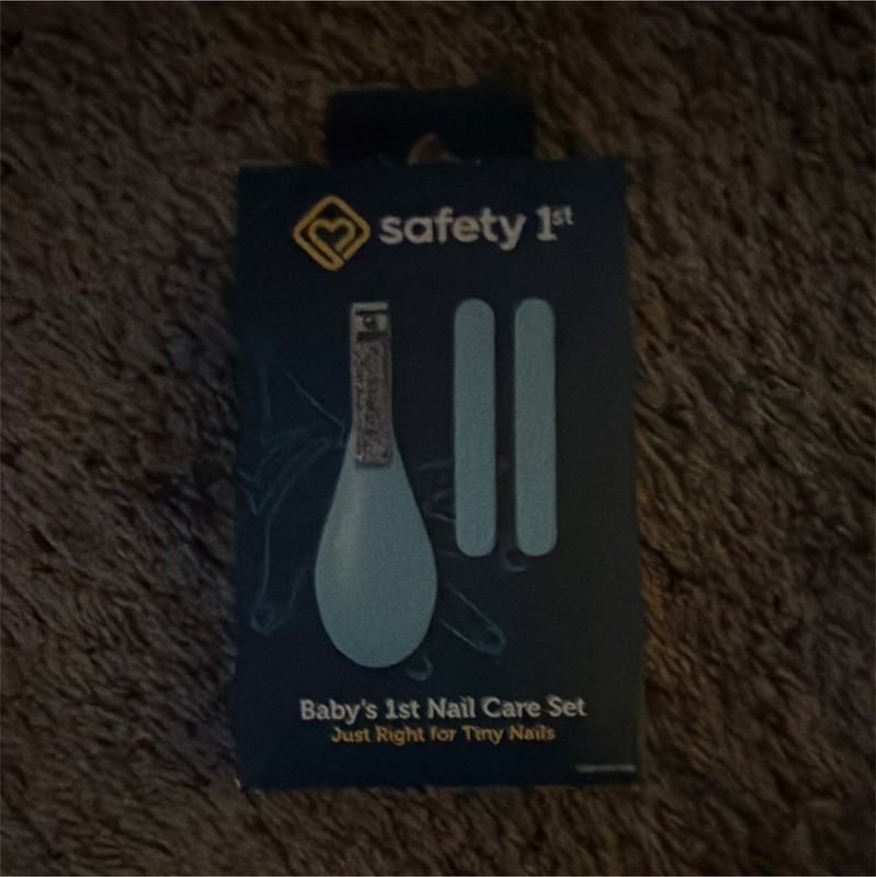 Safety 1st Baby's 1st Nail Care Set Nail Clipper Blue Perfect for Tiny Nails