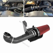 4" Black Cold Air Intake+Heat Shield Kit For 99-06 GMC/Chevy V8 4.8L/5.3L/6.0L
