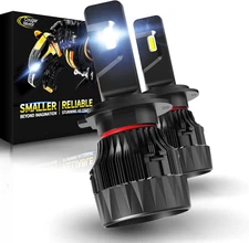 H 7 Fog Lights Off-Road Bulb Ultra Mini Silent Fan, Plug & Play, Pack of 2