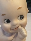 KW228 Vintage Lefton Porcelain Kewpie Sucking Thumb BiSqUE Figurine — photo 2