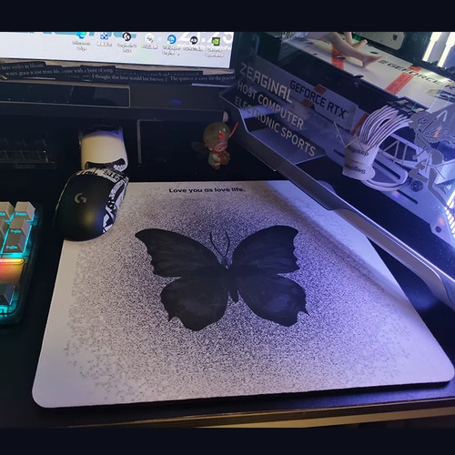 450x400mm Mouse pad Gaming mats Mousepad gamer PC Computer Keyboard XL Desk mat  - Picture 6 of 20