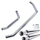 Upswept Front Exhaust Pipe Set for Shovelhead 1970-1984 Custom & Slip on