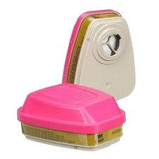 3M P100 Respirator Cartridge/Filter 60926, 1 Pair, Helps Protect Against...