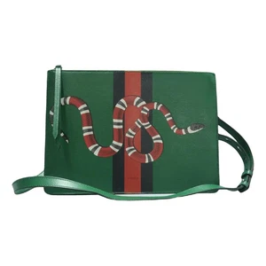 Sac à bandoulière GUCCI en cuir vert 493 022425