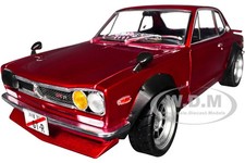 1970 NISSAN SKYLINE (C10) HAKOSUKA RHD RED 1/18 DIECAST CAR BY SOLIDO S1813002