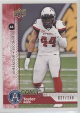 2018 Upper Deck CFL Red 27/150 Taylor Reed #130