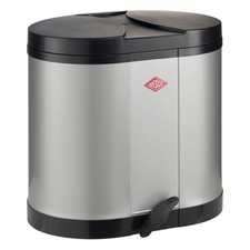 Wesco Eco Collector 170 Waste Bin Pedal Bin Silver Steel Sheet 30 L 170611-11