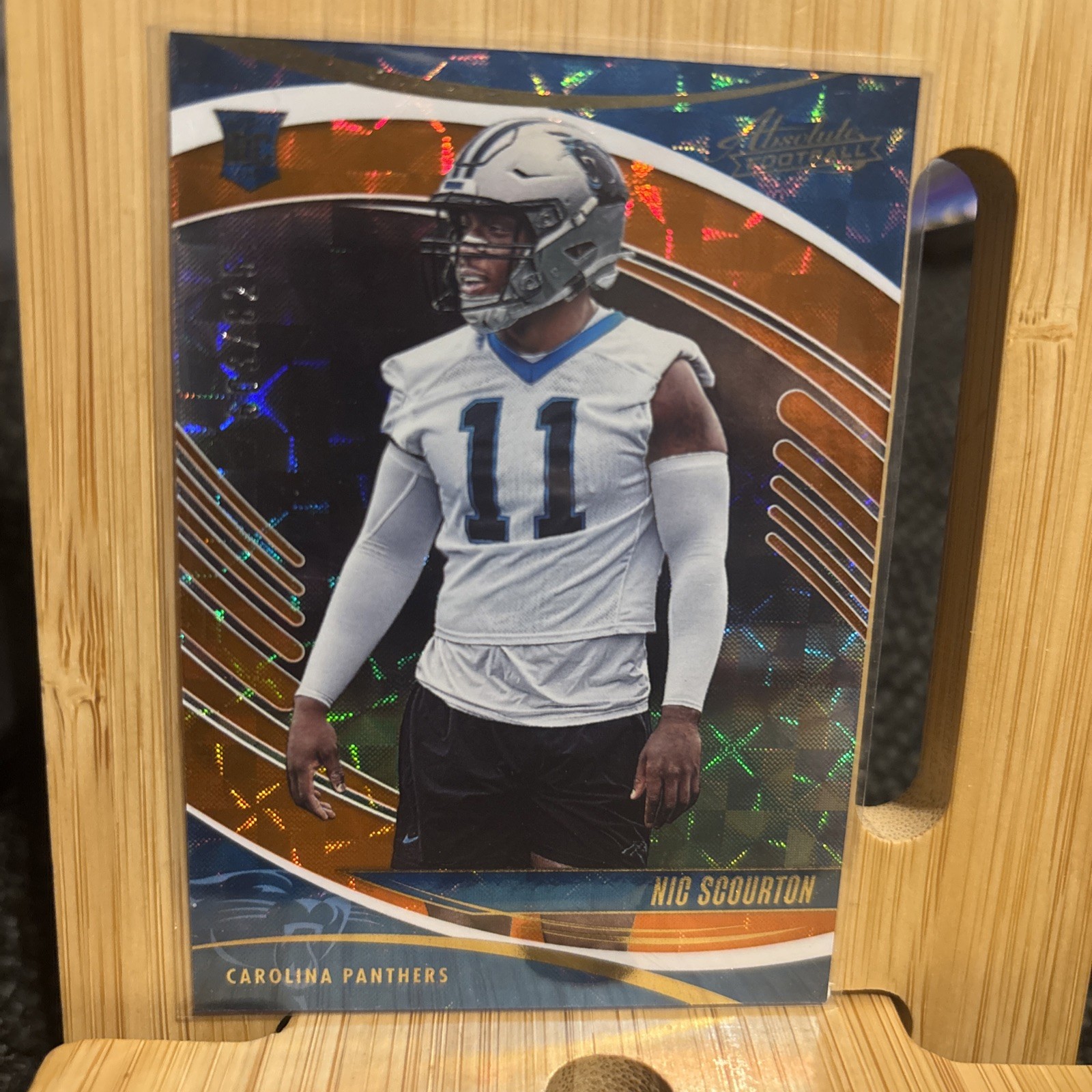 2025 Panini Absolute Serial Numbered Rookie Nic Scourton #162 Panthers NFL