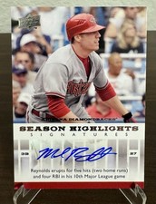2008 Upper Deck Series 1 Season Highlights Signatures Mark Reynolds #SHS-MR