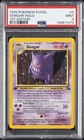 1999 POKEMON FOSSIL 1ST EDITION #5 GENGAR-HOLO PSA 9