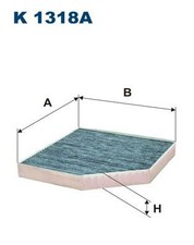 FILTRON INNENRAUMFILTER AKTIVKOHLEFILTER passend für AUDI A6 A7 A8 BENTLEY