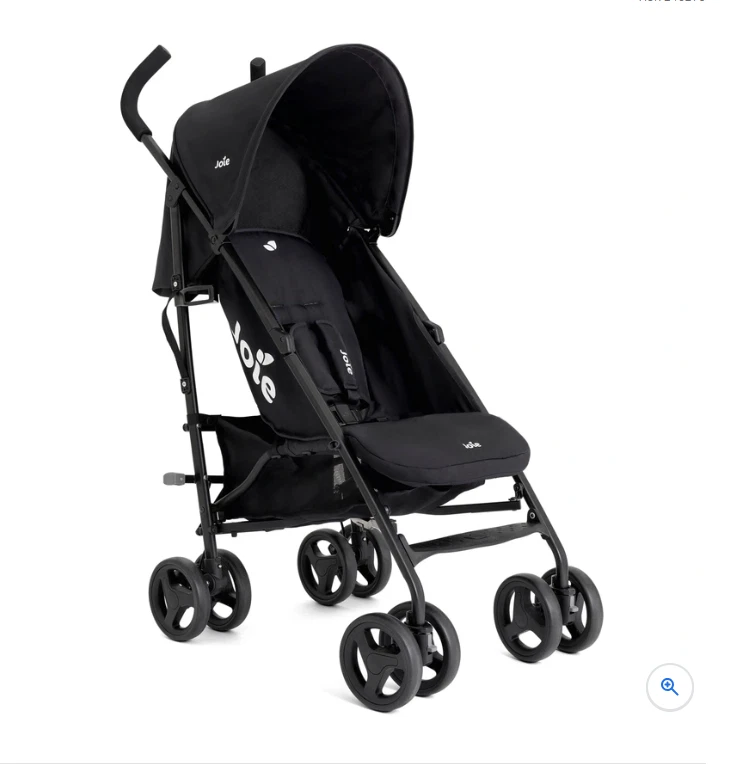 Joie Trakker Stroller Black Lightweight Umbrella Pushchair Foldable Travel Buggy