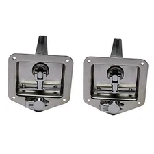  Hardware 2 Pack Stainless Steel T-Handle Cam La with Mounting Holes & Dust 