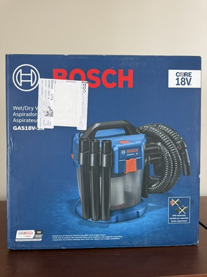 #ad #ad New Bosch 18V Wet Dry Shop Vac 2.6 Gallon Vacuum Cleaner 7HP w HEPA GAS18V 3N $105.00