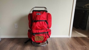 Vintage Jansport D3 External Frame Hiking Camping Backpack Hip Wings USA *READ*