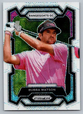 2024 Panini Prizm LIV - Bubba Watson #46 White Mojo Refractor 11/36