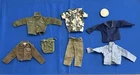 Vintage GI Joe Clothes Lot 1960s Hasbro Tagged Hong Kong and Japan - 8 Pieces