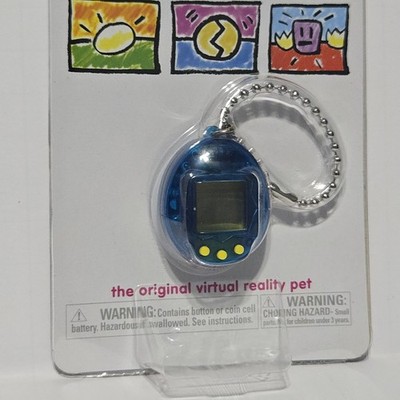 Tamagotchi 20th Anniversary Blue With Yellow Buttons Virtual Pet