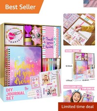 26-Piece DIY Journal Kit for Creative Girls - Perfect Gift for Teens Ages 8-14