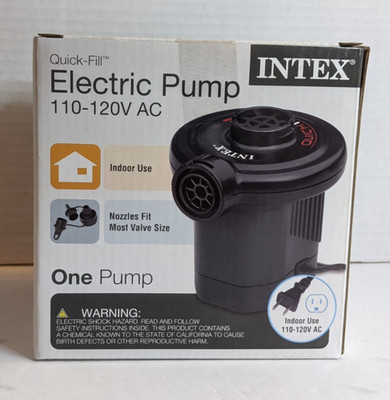 Intex Quick-Fill Electric Air Pump 3 Assorted Nozzles AP619-111